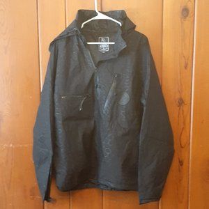 PRPS Goods & Co.  Nuclear Black Hooded Zip-Up Jacket Sz 2XL